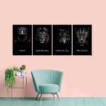 Painel Quarteto Os Quatro Pilares da Consistência