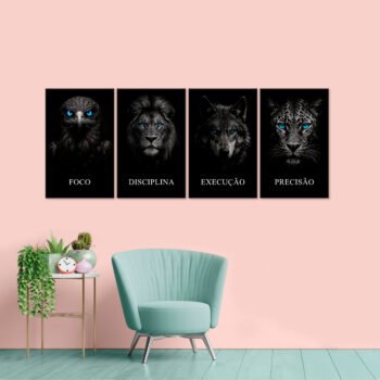 Painel Quarteto Os Quatro Pilares da Consistência