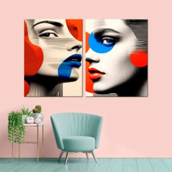 Painel duplo Entre Elas