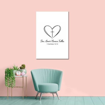 Quadro O Amor que Permanece